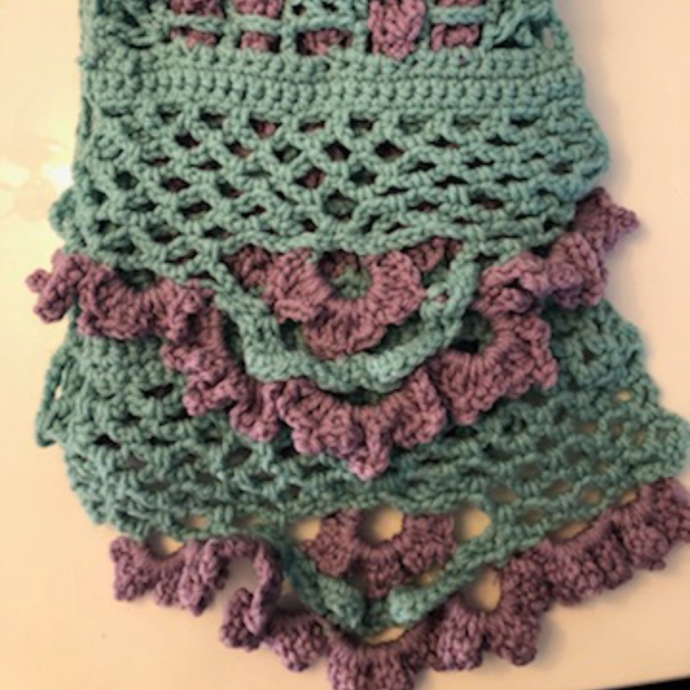 Crochet GORGEOUS Mermaid Shawl